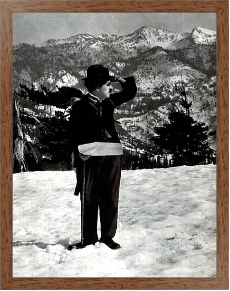 Постер Chaplin, Charlie (Gold Rush, The) с типом исполнения На холсте в раме в багетной раме 1727.4310