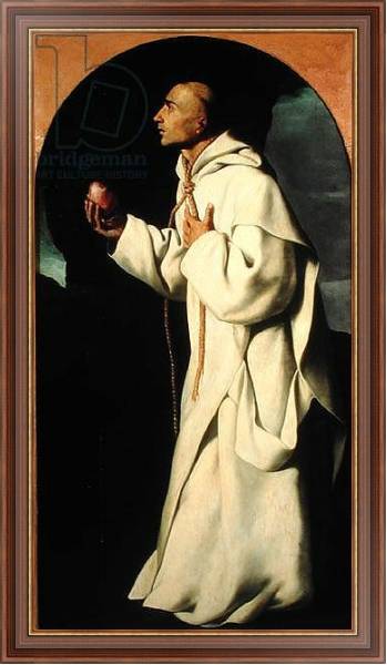 Постер Portrait of the devout John Houghton с типом исполнения На холсте в раме в багетной раме 35-M719P-83