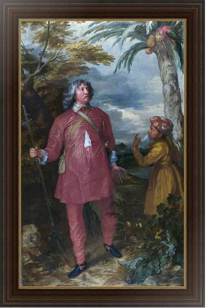Постер Вильям Филдинг, 1-й граф Денбиг с типом исполнения На холсте в раме в багетной раме 1.023.151