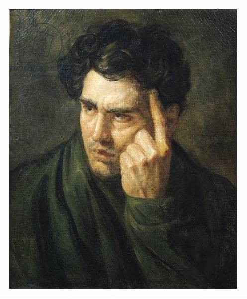 Постер Portrait of Lord Byron 2 с типом исполнения На холсте в раме в багетной раме 221-03