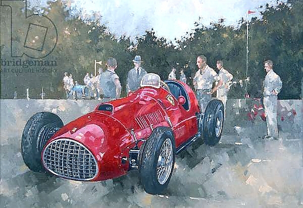 Постер 1951 Ferrari с типом исполнения На холсте без рамы