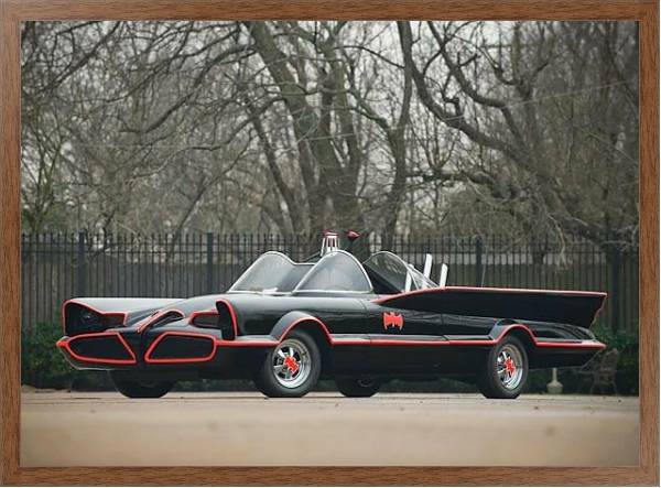 Постер Lincoln Futura Batmobile by Barris Kustom '1966 с типом исполнения На холсте в раме в багетной раме 1727.4310