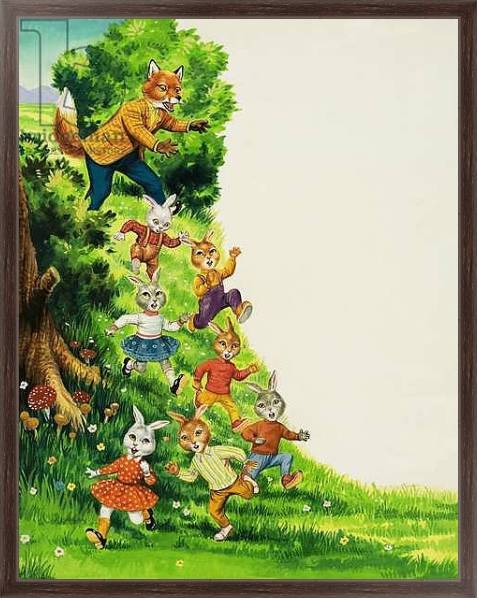 Постер Brer Rabbit 119 с типом исполнения На холсте в раме в багетной раме 221-02