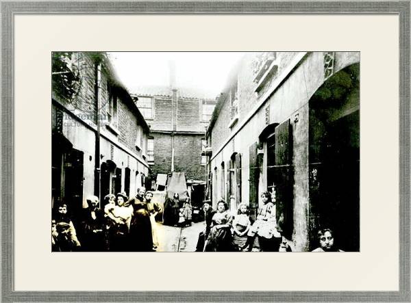 Постер Slum in Victorian London с типом исполнения Под стеклом в багетной раме 1727.2510