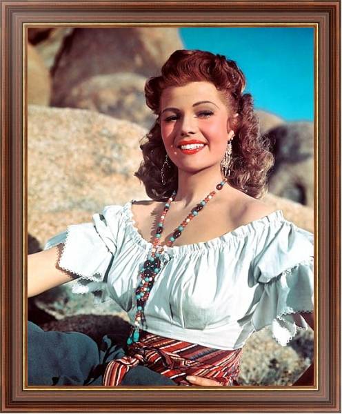 Постер Hayworth, Rita (Loves Of Carmen, The) 2 с типом исполнения На холсте в раме в багетной раме 35-M719P-83