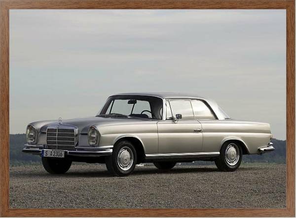 Постер Mercedes-Benz 220SE Coupe (W111-W112) '1961–65 с типом исполнения На холсте в раме в багетной раме 1727.4310