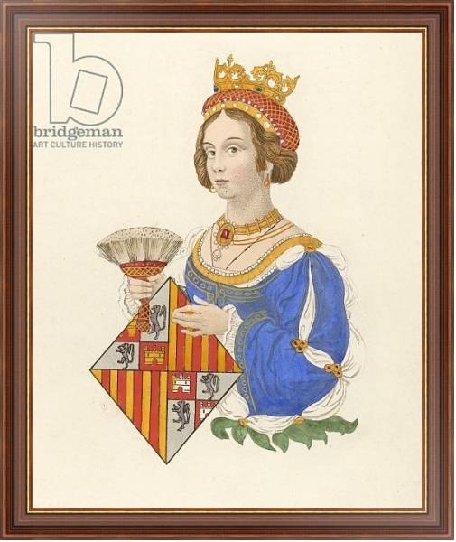 Постер Queen Johanna of Castile с типом исполнения На холсте в раме в багетной раме 35-M719P-83