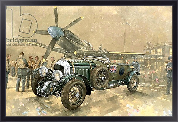 Постер Bentley and Spitfire с типом исполнения На холсте в раме в багетной раме 221-01