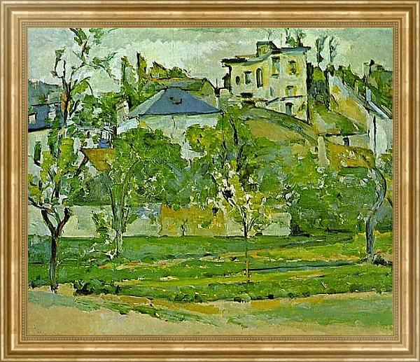Постер Фруктовый сад в Понтуазе с типом исполнения На холсте в раме в багетной раме NA033.1.051