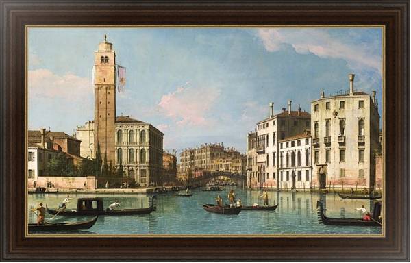 Постер Венеция - Вход в Каннареджо 2 с типом исполнения На холсте в раме в багетной раме 1.023.151