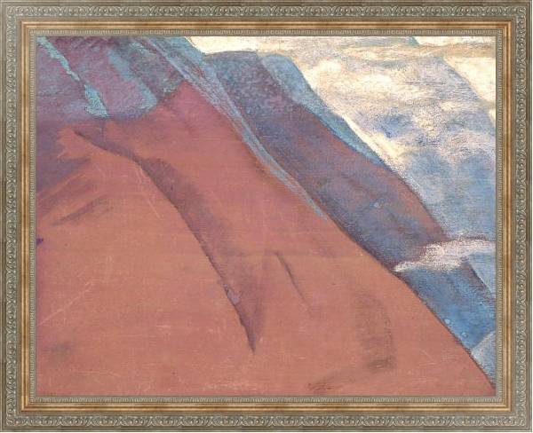 Постер Горный этюд. (1931) с типом исполнения На холсте в раме в багетной раме 484.M48.310