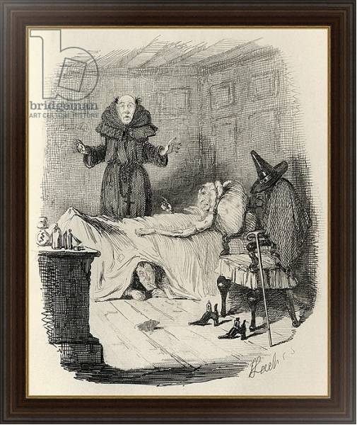 Постер The Confession of the old woman clothed in grey, from 'The Ingoldsby Legends' с типом исполнения На холсте в раме в багетной раме 1.023.151