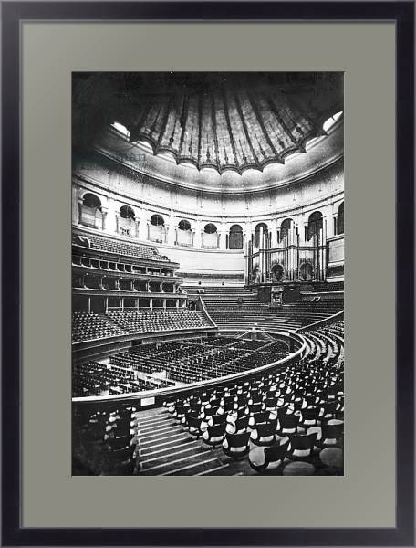 Постер The Royal Albert Hall, London, c.1880's 2 с типом исполнения Под стеклом в багетной раме 221-01