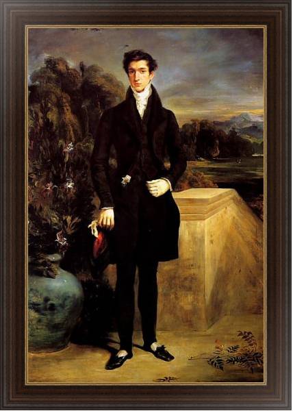 Постер Портрет барона Швитера с типом исполнения На холсте в раме в багетной раме 1.023.151