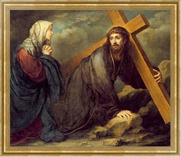 Постер Christ at Calvary с типом исполнения На холсте в раме в багетной раме NA033.1.051