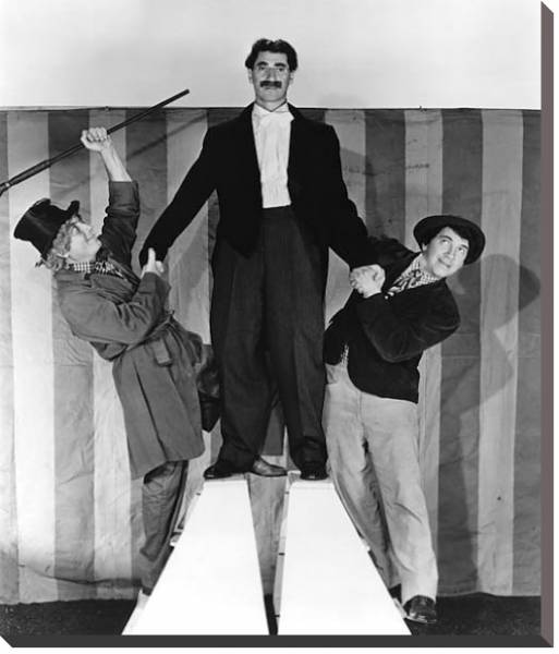 Постер Marx Brothers (At The Circus) 6 с типом исполнения На холсте без рамы