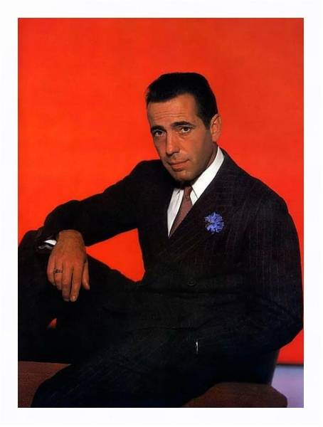 Постер Bogart, Humphrey 6 с типом исполнения На холсте в раме в багетной раме 221-03