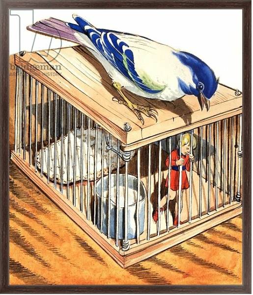 Постер Tom Thumb in a Bird Cage, 1957 с типом исполнения На холсте в раме в багетной раме 221-02