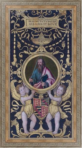 Постер Святой Урсула с типом исполнения На холсте в раме в багетной раме 484.M48.310
