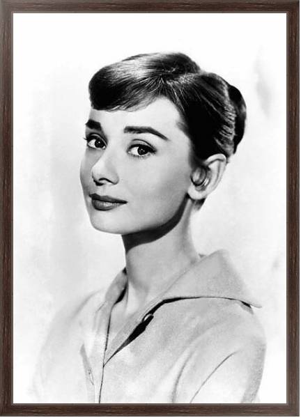 Постер Hepburn, Audrey 44 с типом исполнения На холсте в раме в багетной раме 221-02
