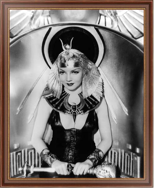Постер Colbert, Claudette (Cleopatra) 9 с типом исполнения На холсте в раме в багетной раме 35-M719P-83
