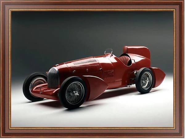 Постер Alfa Romeo Tipo B Aerodynamica '1934 с типом исполнения На холсте в раме в багетной раме 35-M719P-83