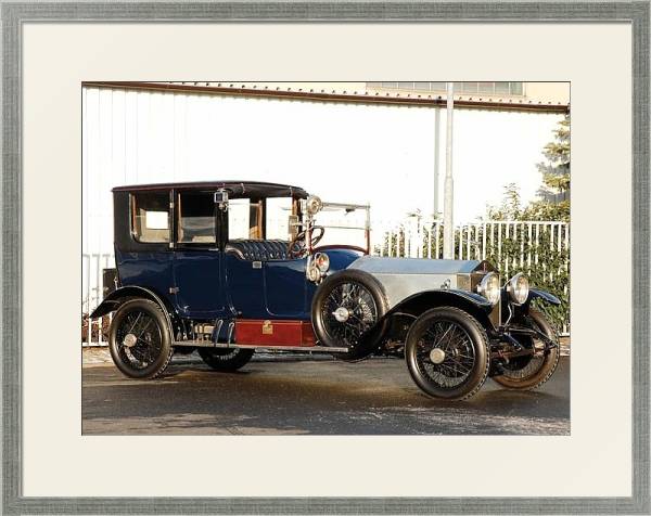 Постер Rolls-Royce Silver Ghost 40 50 Coupe de Ville by Mulbacher '1920 с типом исполнения Под стеклом в багетной раме 1727.2510