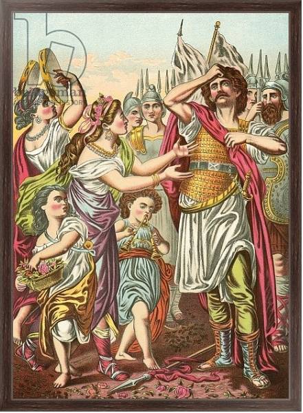 Постер Jephthah's Rash Vow с типом исполнения На холсте в раме в багетной раме 221-02