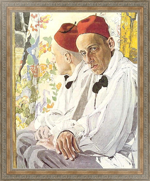 Постер Портрет Всеволода Эмильевича Мейерхольда с типом исполнения На холсте в раме в багетной раме 484.M48.310
