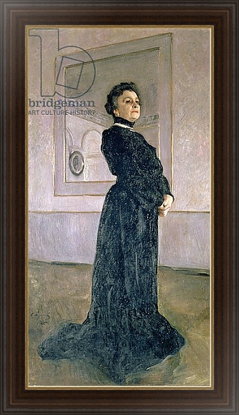 Постер Portrait of Maria Nikolayevna Yermolova 1905 с типом исполнения На холсте в раме в багетной раме 1.023.151