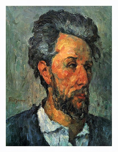 Постер Портрет Виктора Шоке с типом исполнения На холсте в раме в багетной раме 221-03