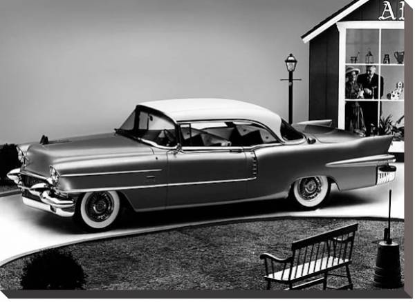 Постер Cadillac Eldorado Seville '1956 с типом исполнения На холсте без рамы