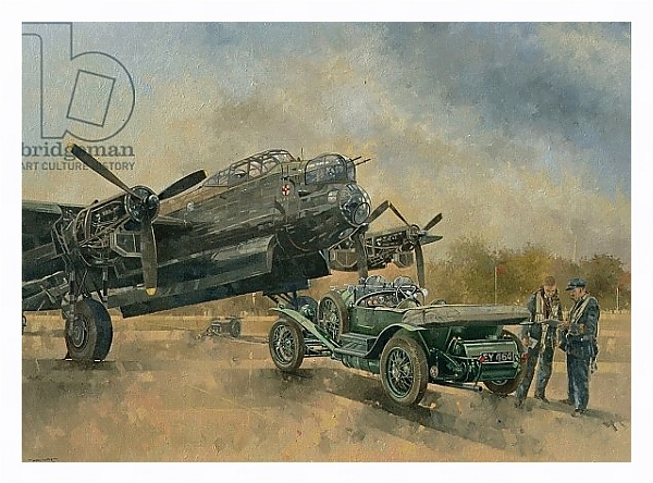 Постер A Lancaster and a Bentley, 2000 с типом исполнения На холсте в раме в багетной раме 221-03