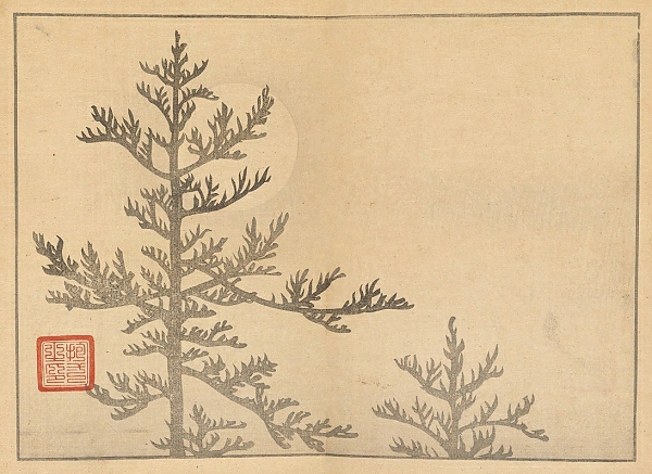 Постер Sakai Hōitsu gajō, Pl.16 с типом исполнения На холсте без рамы