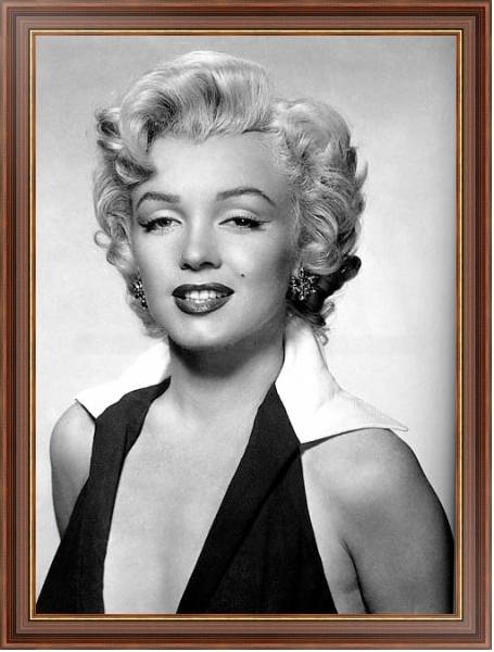 Постер Monroe, Marilyn 8 с типом исполнения На холсте в раме в багетной раме 35-M719P-83