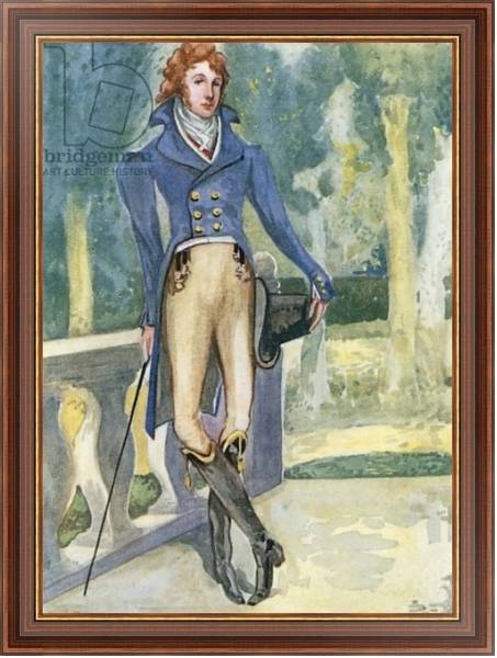 Постер A Man of the Time of George IV 1820-1830 с типом исполнения На холсте в раме в багетной раме 35-M719P-83