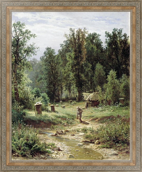 Постер Пасека в лесу. 1876 с типом исполнения На холсте в раме в багетной раме 484.M48.310