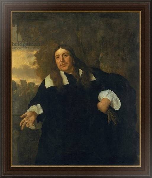 Постер Self Portrait, 1662 с типом исполнения На холсте в раме в багетной раме 1.023.151