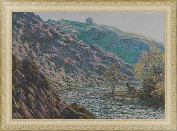 Постер Старое дерево на слиянии рек с типом исполнения На холсте в раме в багетной раме 484.M48.725