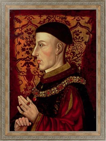 Постер Portrait of Henry V с типом исполнения На холсте в раме в багетной раме 484.M48.310