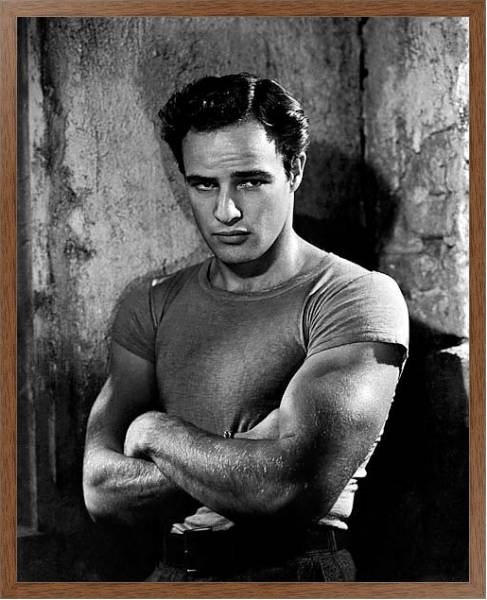 Постер Brando, Marlon (A Streetcar Named Desire) 2 с типом исполнения На холсте в раме в багетной раме 1727.4310