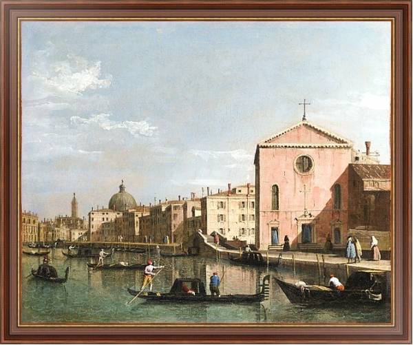 Постер Венеция - Гранд Канал 2 с типом исполнения На холсте в раме в багетной раме 35-M719P-83