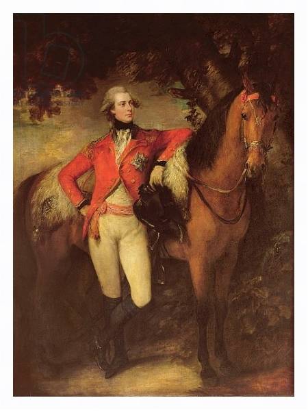 Постер George IV, as Prince of Wales, 1782 с типом исполнения На холсте в раме в багетной раме 221-03