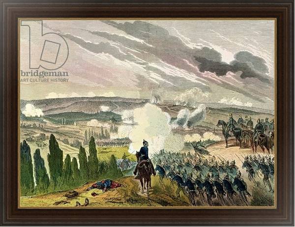 Постер The Battle of Sedan, 1st September 1870 с типом исполнения На холсте в раме в багетной раме 1.023.151
