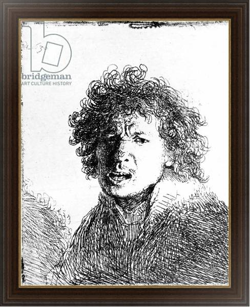Постер Self Portrait, 1630 с типом исполнения На холсте в раме в багетной раме 1.023.151