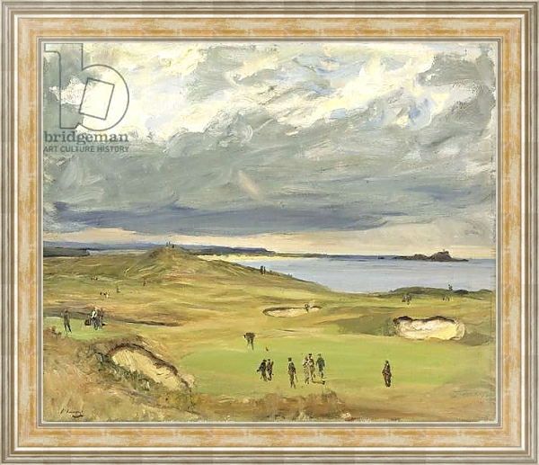 Постер The Golf Links, North Berwick, 1919 с типом исполнения На холсте в раме в багетной раме NA053.0.115