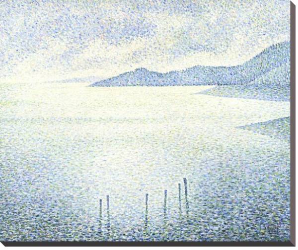Постер Прибрежный пейзаж с типом исполнения На холсте без рамы