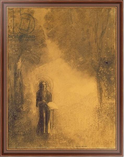 Постер The Walker, Study for 'The walking Buddha'), 1890-95 с типом исполнения На холсте в раме в багетной раме 35-M719P-83
