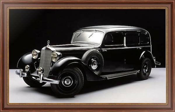Постер Mercedes-Benz 260D Pullman Limousine (W138) '1936–40 с типом исполнения На холсте в раме в багетной раме 35-M719P-83