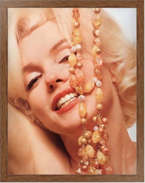 Постер Monroe, Marilyn 48 с типом исполнения На холсте в раме в багетной раме 1727.4310